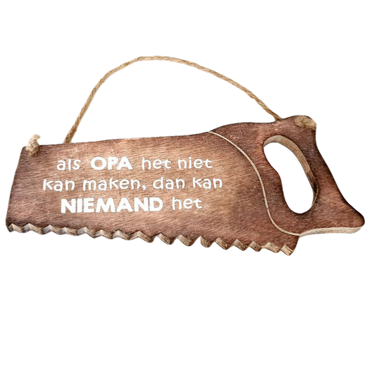 Woodart zaag als opa het niet kan maken