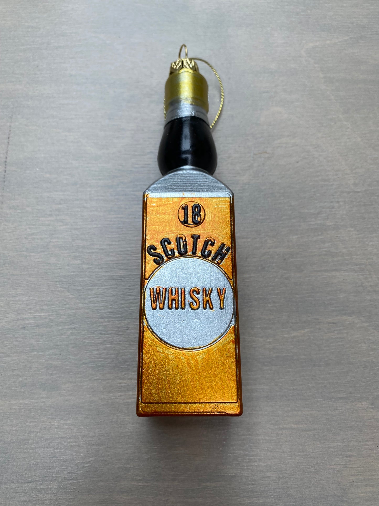 Kerstornament Whisky Kunststof