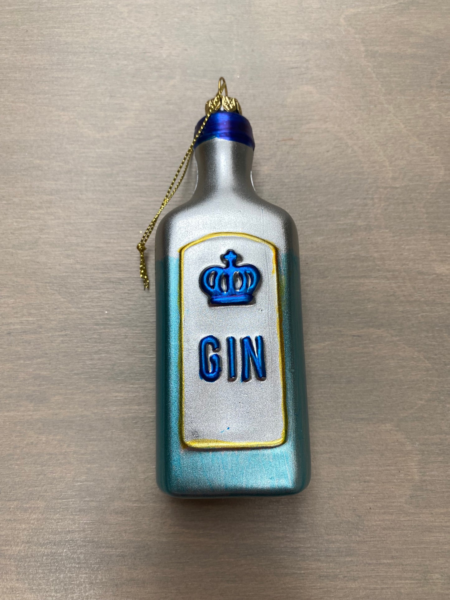 Kerstornament Gin Kunststof
