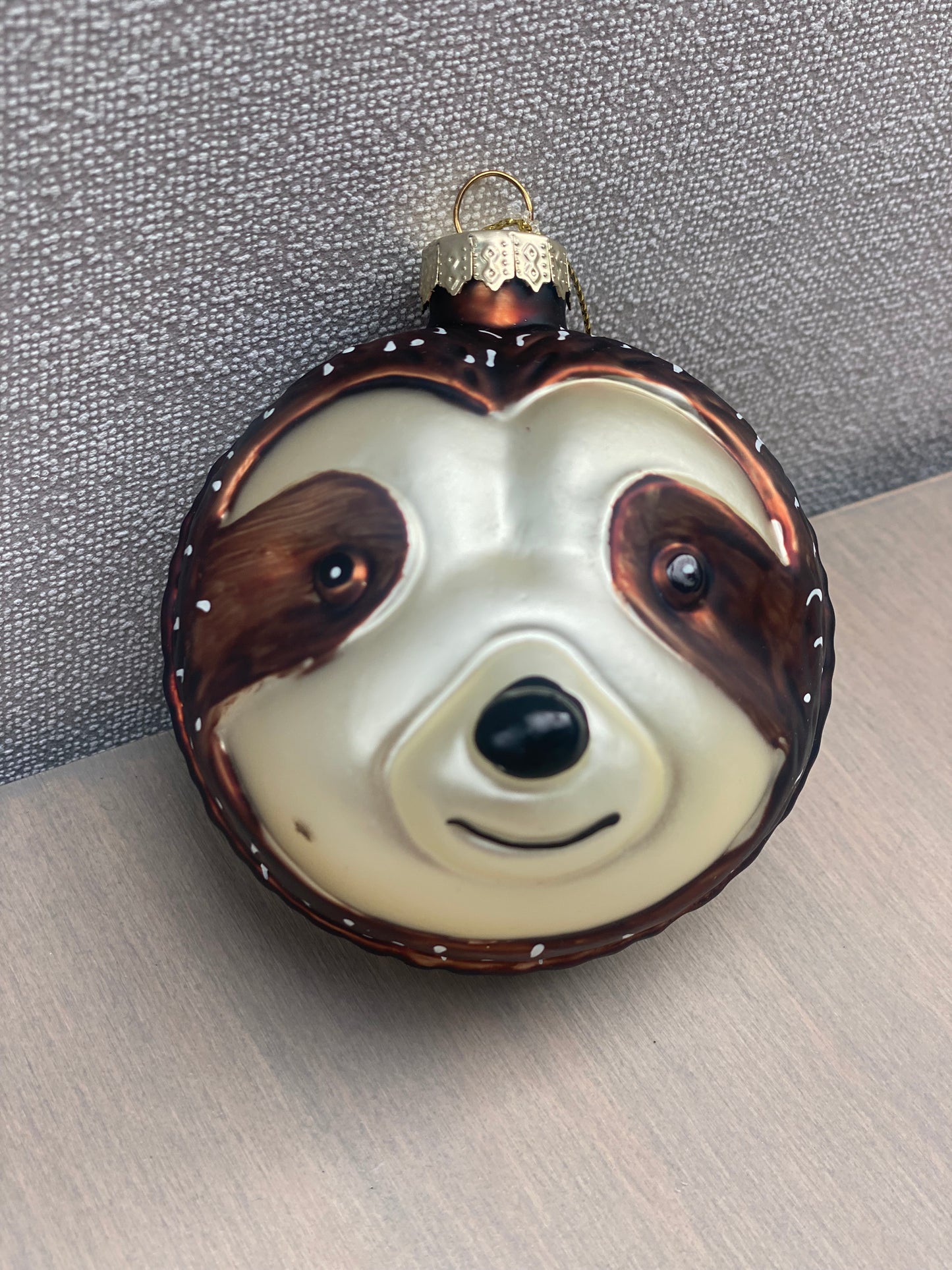 Housevitamin Kerstornament Wasbeer  Glas