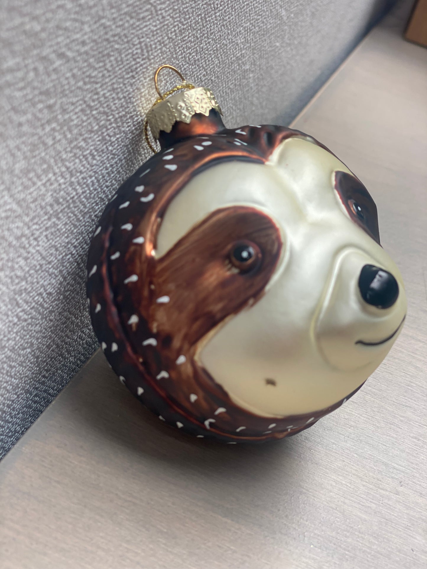 Housevitamin Kerstornament Wasbeer  Glas