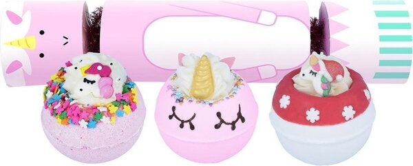 Bomb Cosmetics - The Christmas Unicorn Cracker - Bath Blaster - Gift Set