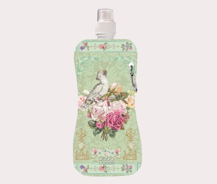 Aqua Licious - Vintage flora - waterzak - 450 ml Festival