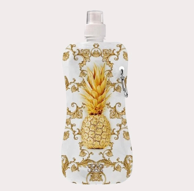 Aqua Licious - Gold Pineapple - water bag 450 ml Festival