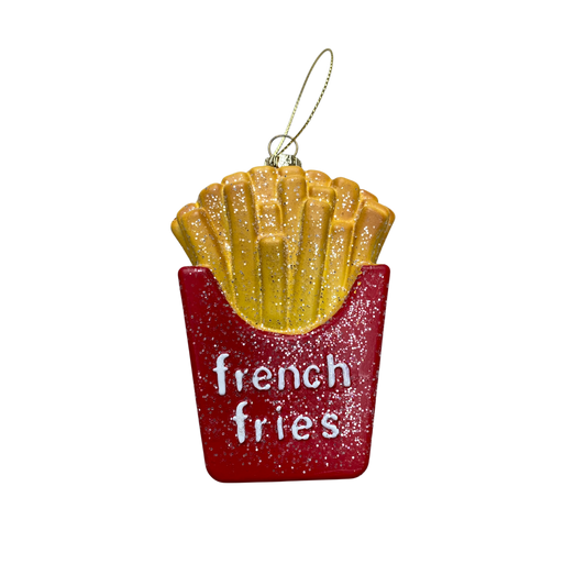 Kerstornament French Fries Kunststof