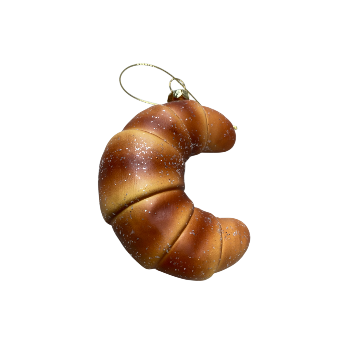 Kerstornament Croissant Kunststof