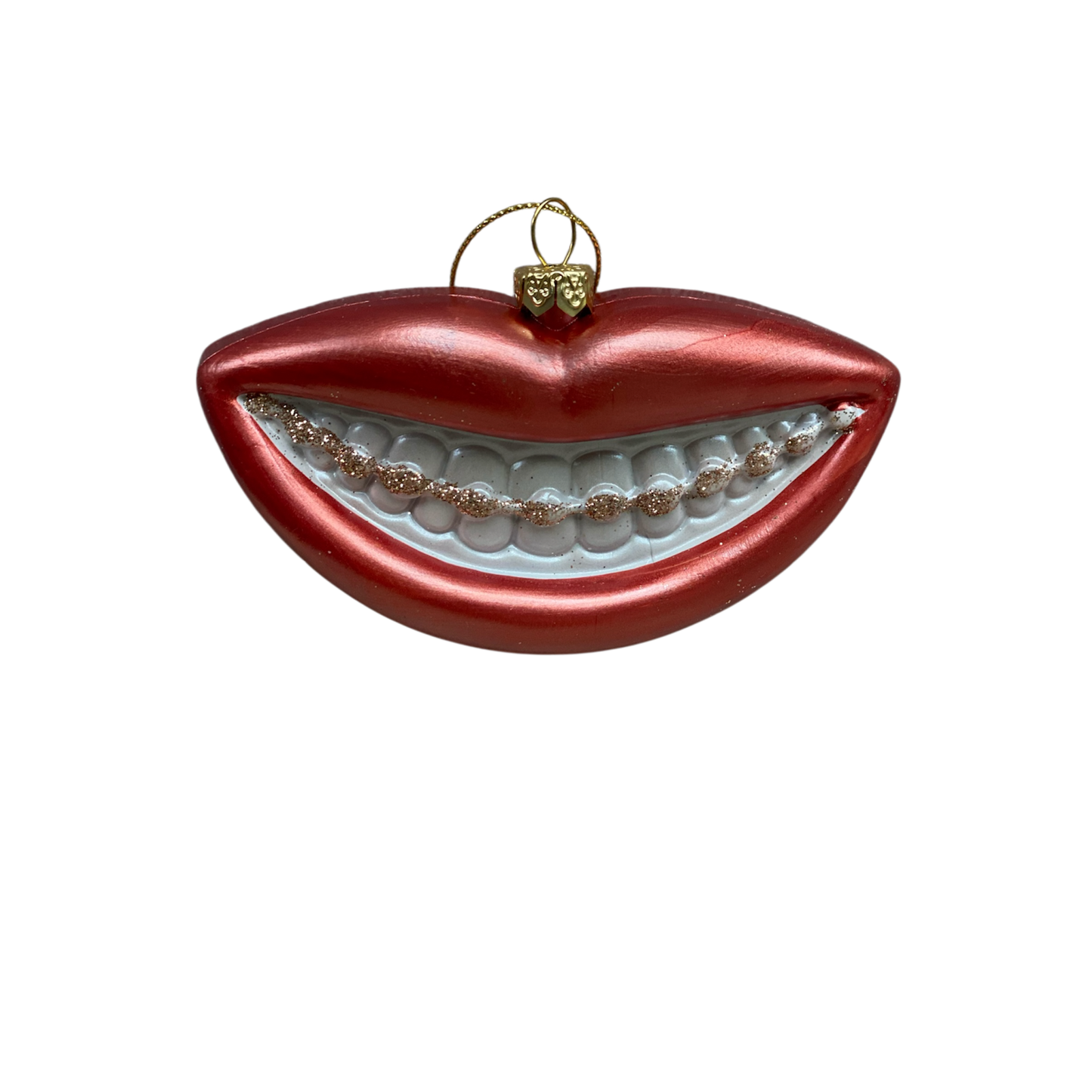 Kerstornament Lippen Kunststof