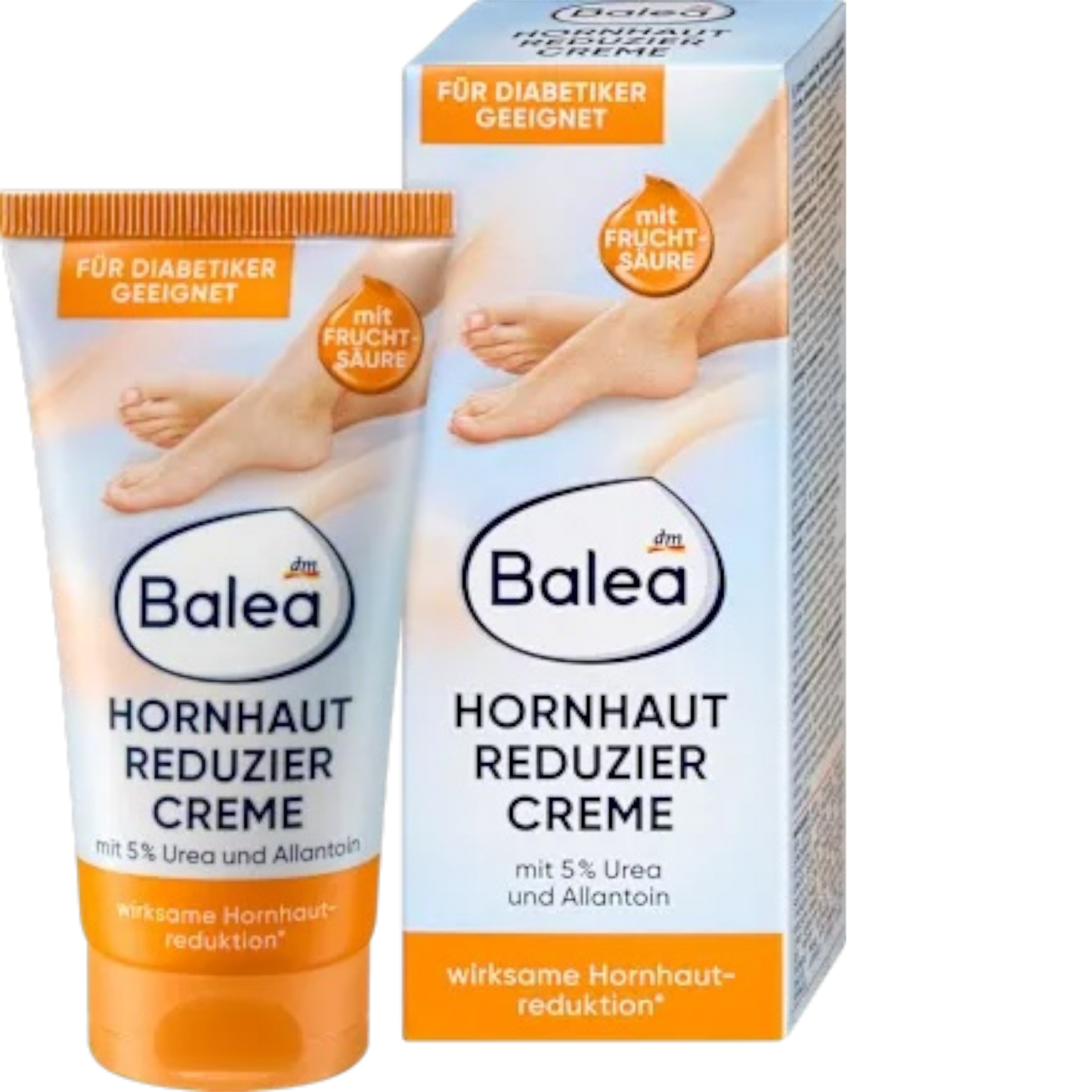 Balea Voetcrème, eeltverminderende crème met ureum en allantoïne, 50 ml