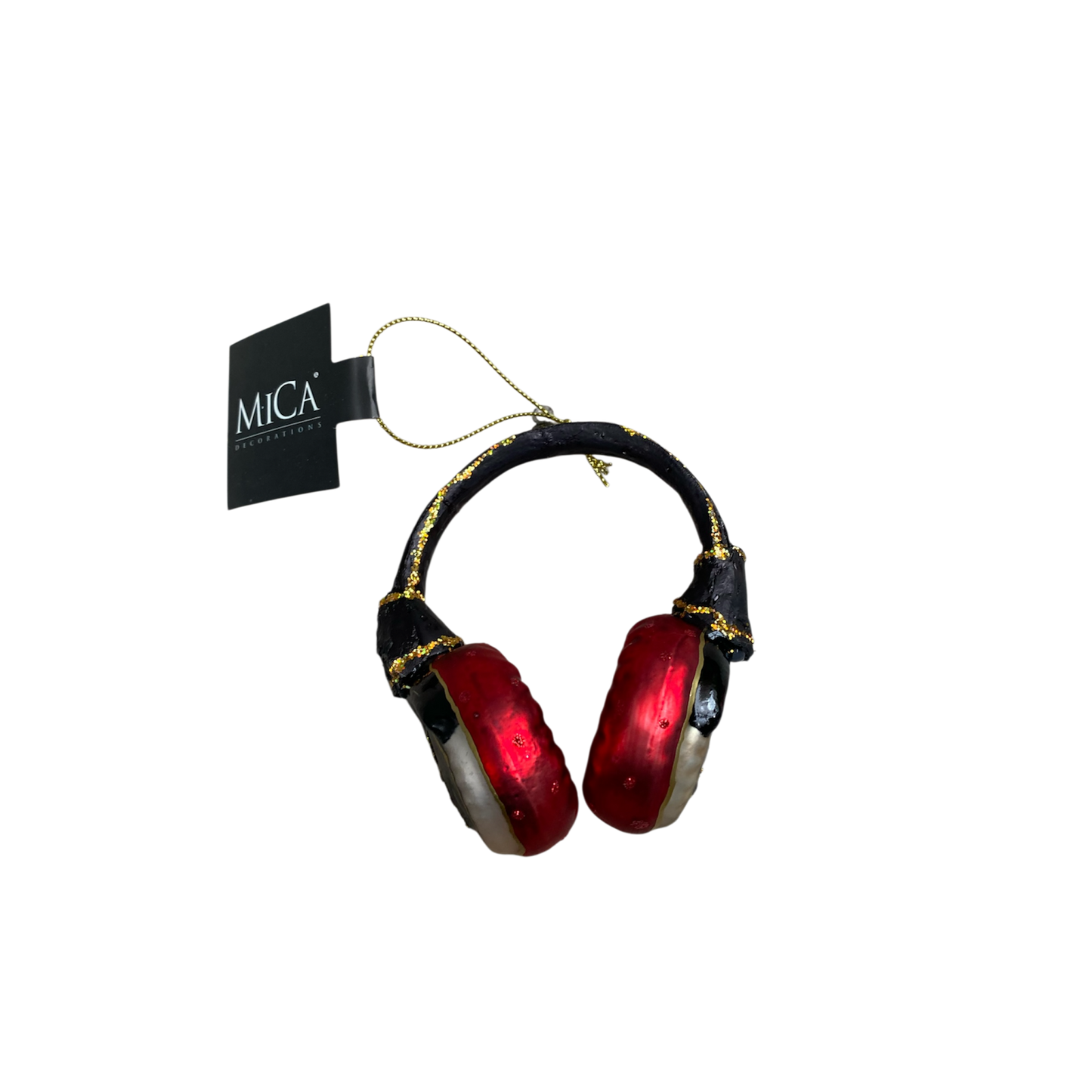 Mica Kerstornament Headphone