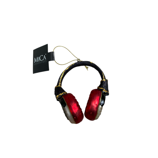 Mica Kerstornament Headphone
