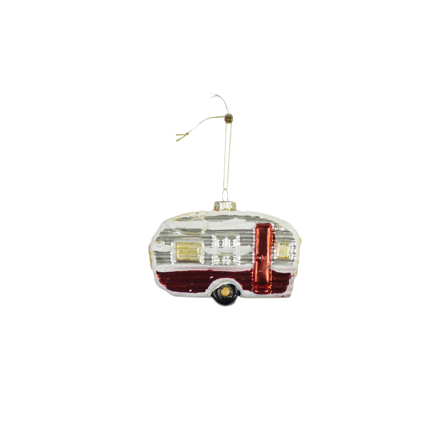 Housevitamin Kerstornament Caravan Rood/wit