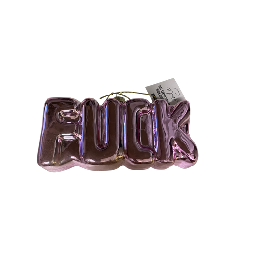Housevitamin Kerstornament Fuck roze