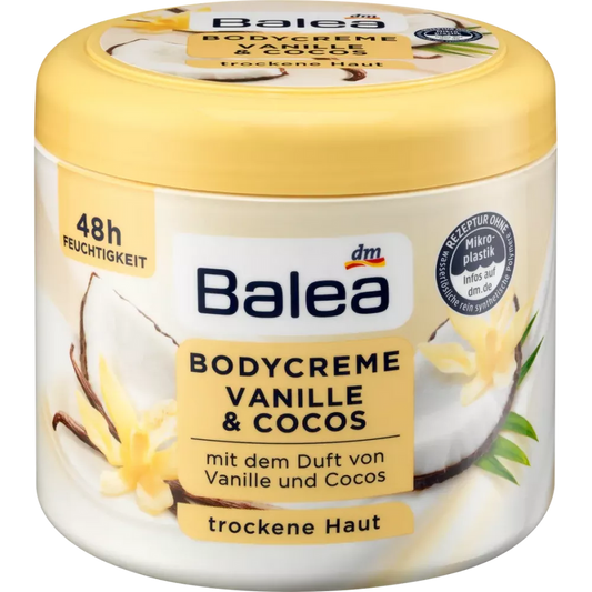 Balea Bodycrème Vanille & Kokos, 500 ml