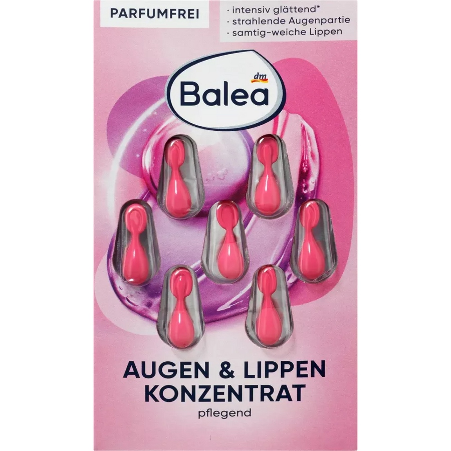 Balea Oog En Lipconcentraat - 7 stuks