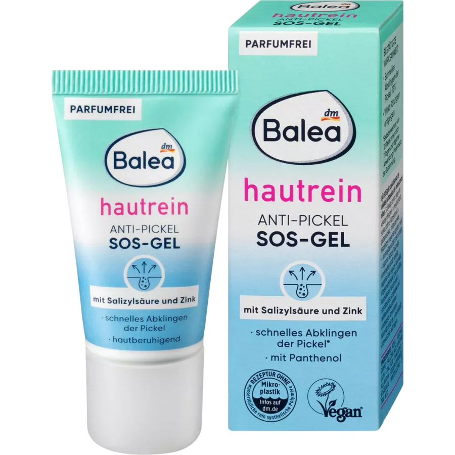 Balea Anti-Puistjes SOS Gel Huidreiniger, 15 ml