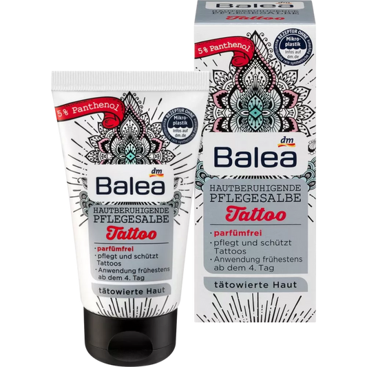 DM Balea Huidverzachtende zalf tattoo - 5% panthenol - Zonder parfum (50 ml)