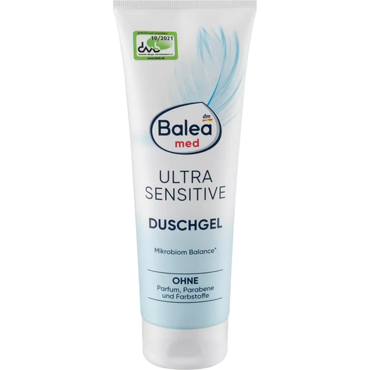 Balea Med - Douchegel Ultra Sensitive - Voor de gevoelige huid - pH neutraal - Zonder alcohol - 250 ml