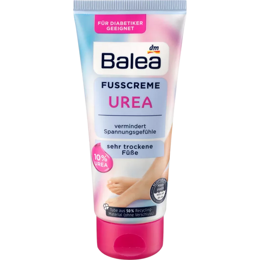 Balea Ureum creme - 10% Urea - Ureum voetencreme - Urea creme - Ureum creme - Voetencreme voor zeer droge voeten - 100 ml