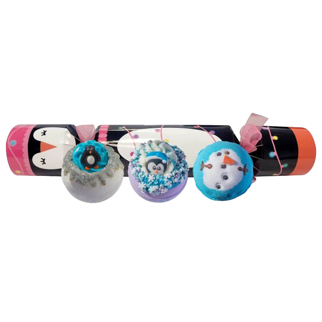 Bomb Cosmetics - Festive Penguin Blaster x 3 Cracker - Bruisballen