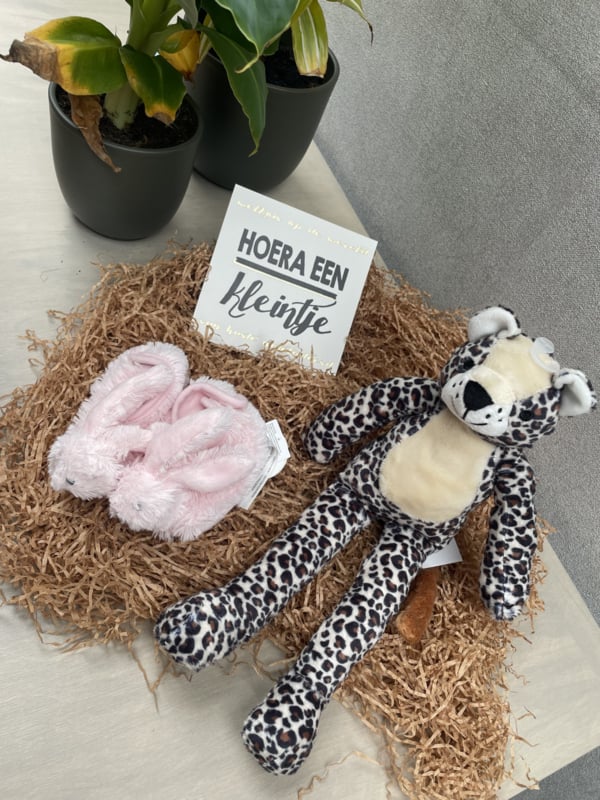 Happy Horse x By Lout Cadeauset Roze Slofjes + Knuffel