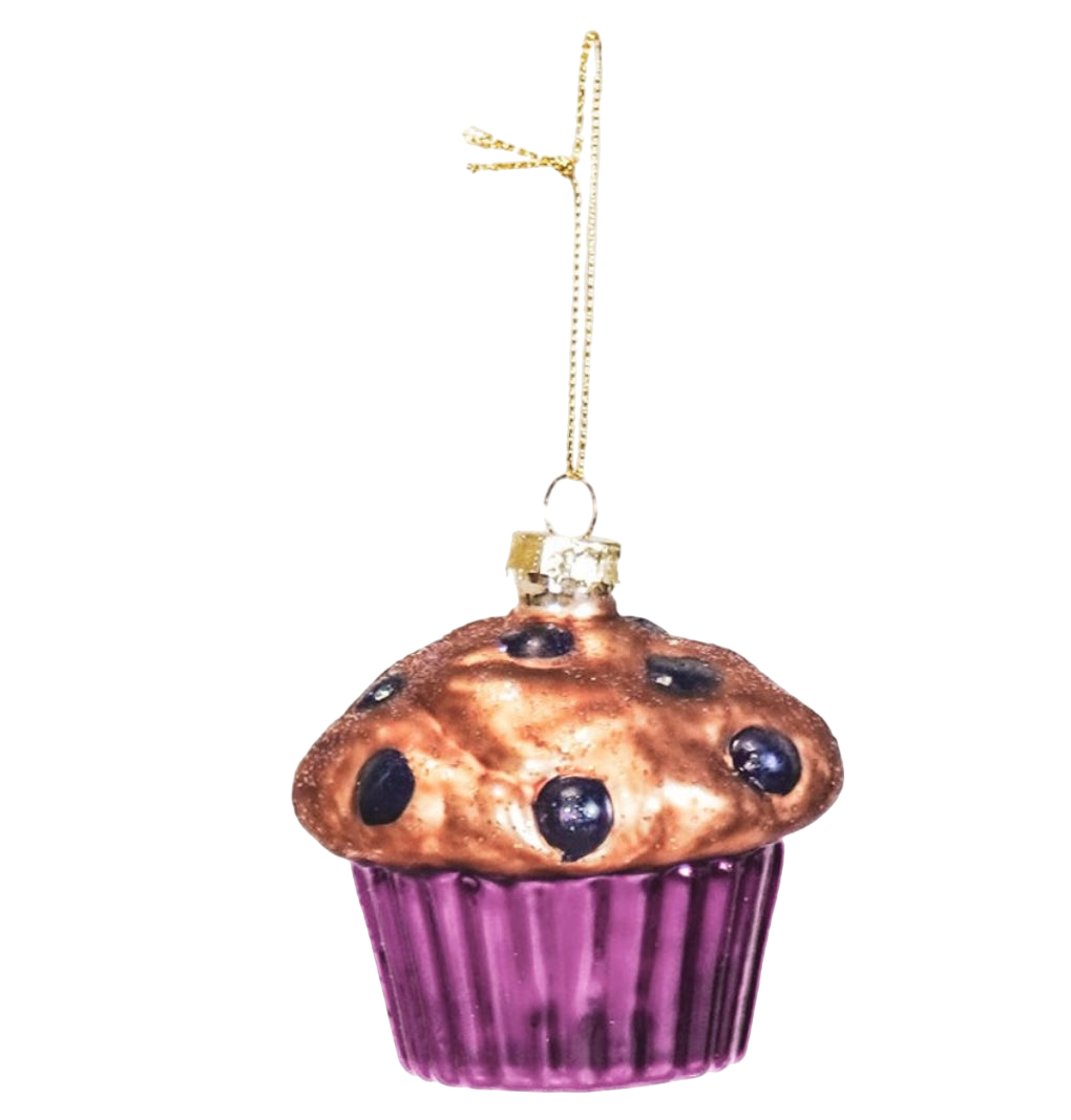 Housevitamin Blaubeermuffin-Weihnachtskugel