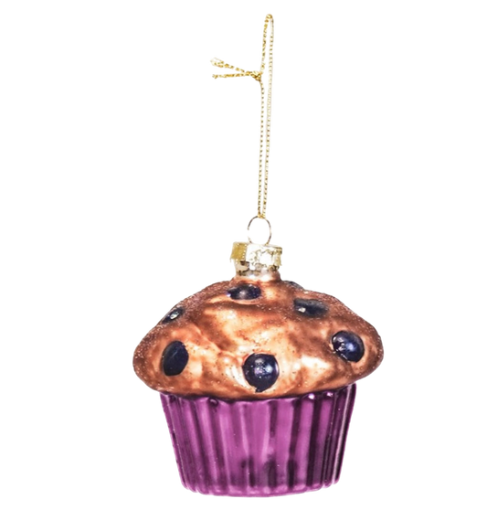 Housevitamin Blaubeermuffin-Weihnachtskugel