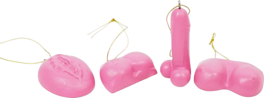 Housevitamin Kerstornament Body hangers Roze