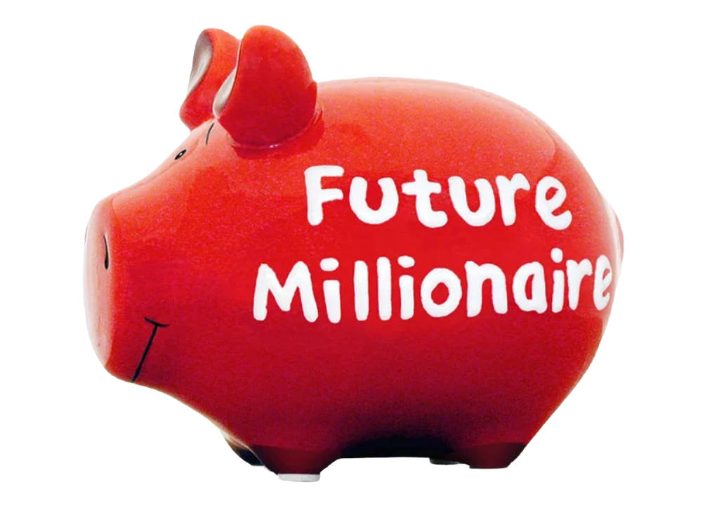 G Wurm Spaarpot-Spaarvarken Future Millionaire