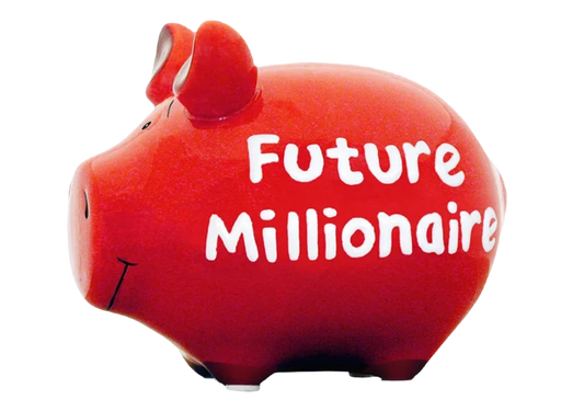 G Wurm Spaarpot-Spaarvarken Future Millionaire