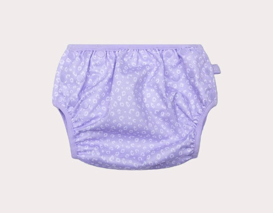 Swim Essentials Schwimmwindel Waschbar Lilac Panther Print 0-3 Jahre