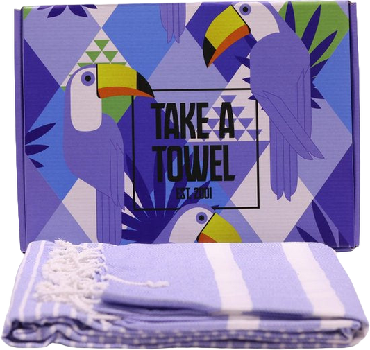 Hamamdoek - Take A Towel - fouta - 90x170 cm - 100% katoen - pestemal - TAT 4A-4