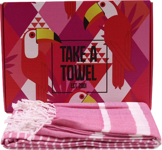 Hamamdoek - Take A Towel - fouta - 90x170 cm - 100% katoen - pestemal - TAT 4A-5