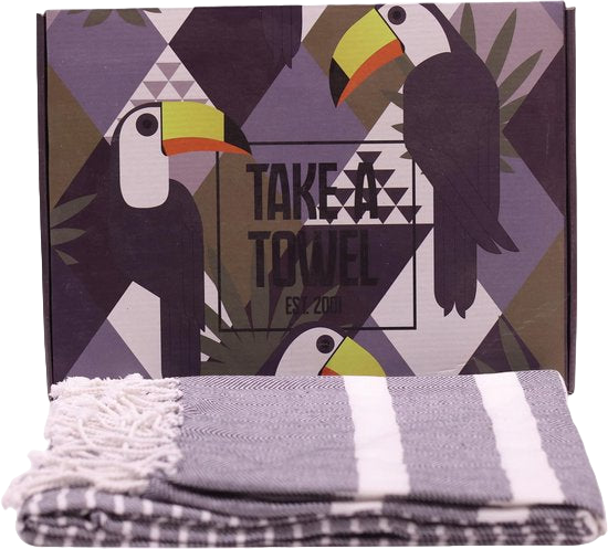 Hamamdoek - Take A Towel - fouta - 90x170 cm - 100% katoen - pestemal - TAT 4A-1