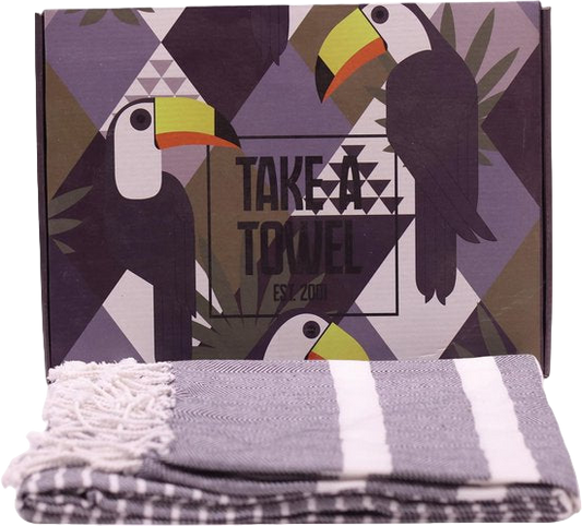 Hamamdoek - Take A Towel - fouta - 90x170 cm - 100% katoen - pestemal - TAT 4A-1