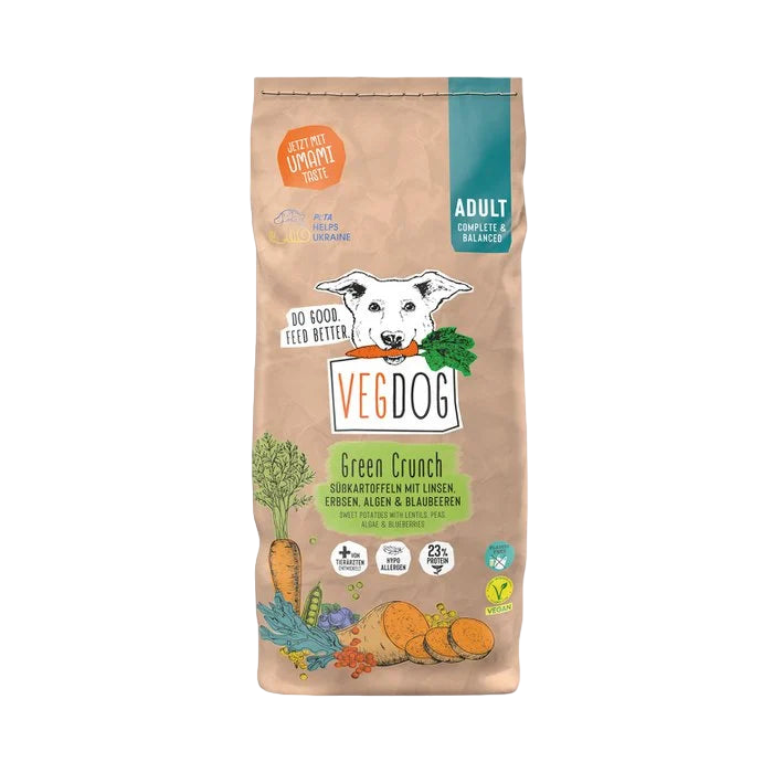 Vegdog Hondenvoer Green Crunch 2 kg